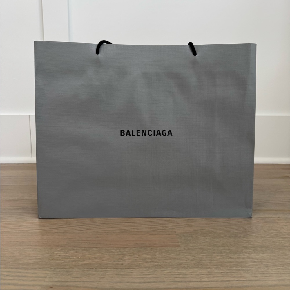 Balenciaga Gray Shopping Bag